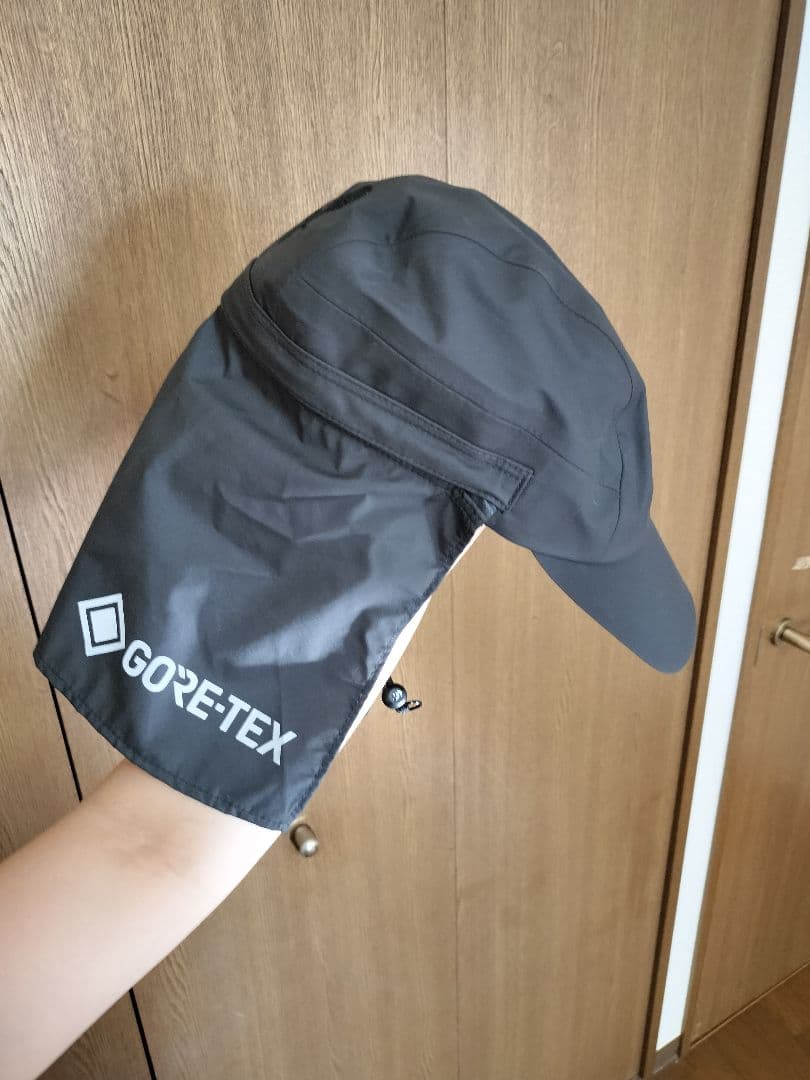 GORE-TEX CAP BLACK D-VEC×ALMOSTBLACK