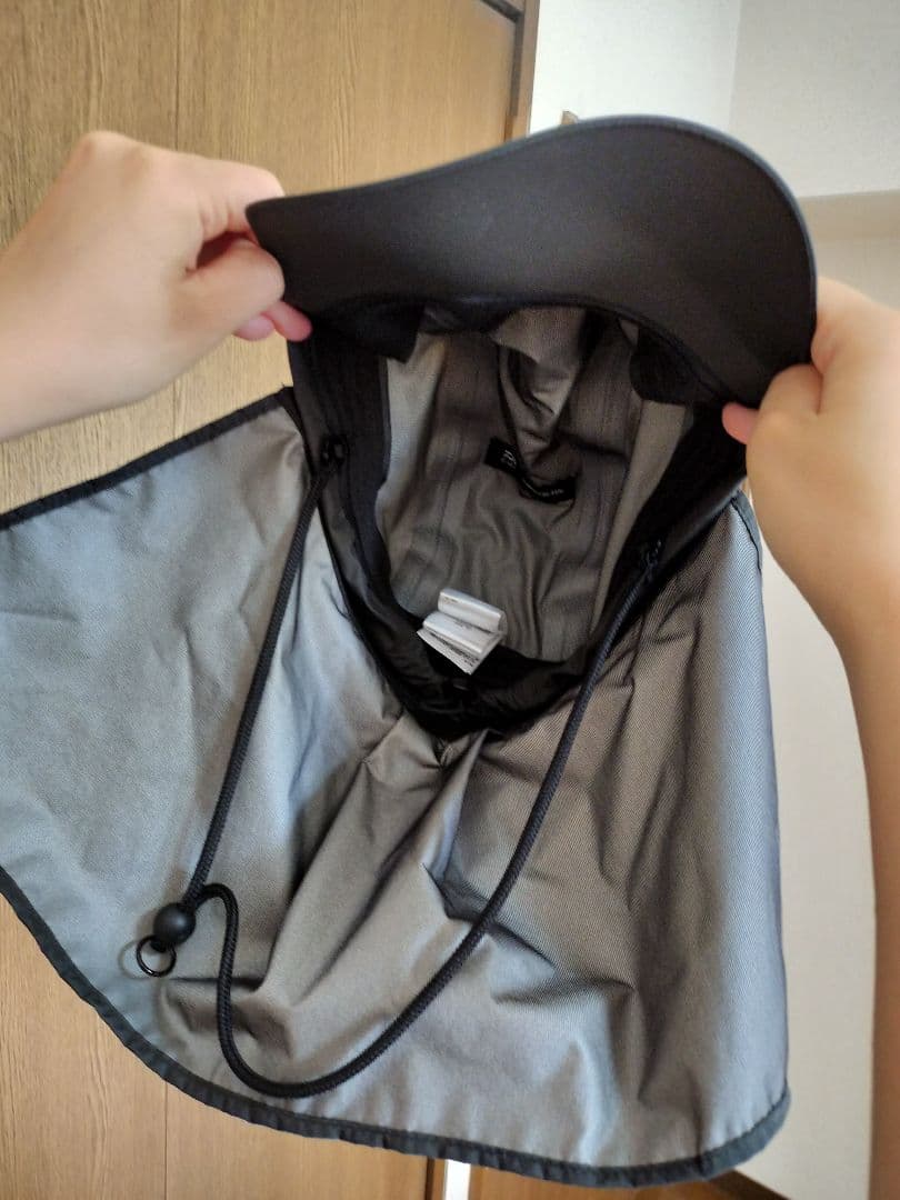 GORE-TEX CAP BLACK D-VEC×ALMOSTBLACK