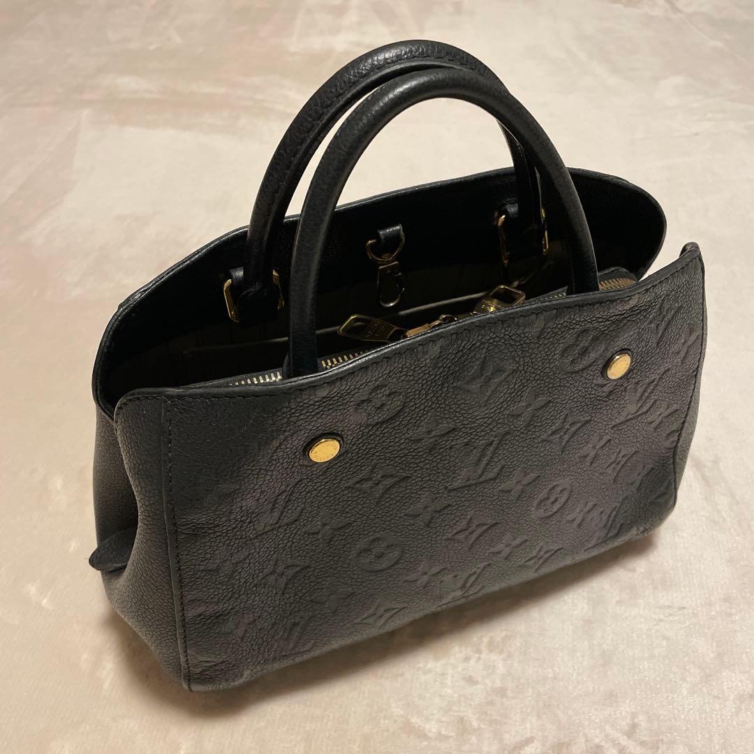 LOUIS VUITTON モンテーニュBB モノグラム アンプラント　黒
