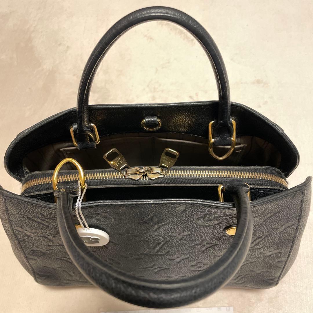 LOUIS VUITTON モンテーニュBB モノグラム アンプラント　黒