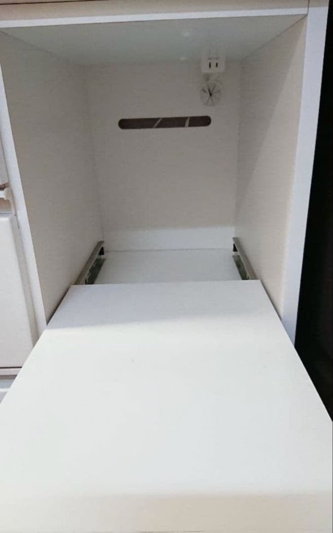 ホワイト レンジボード 収納　キッチンボード