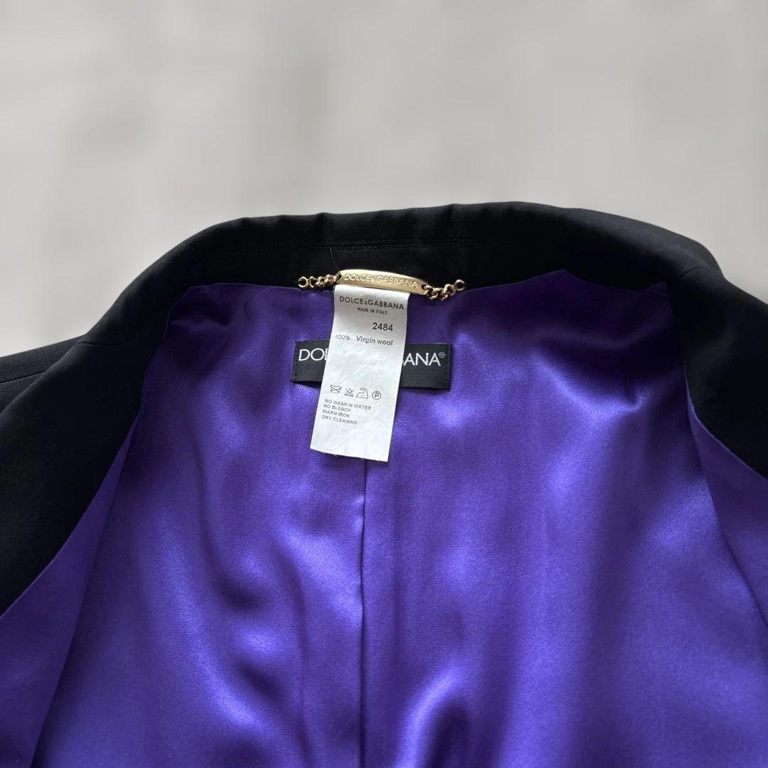 ビックサイズ【バージンウール】美品　ドルチェアンドガッバーナ　テーラード3L