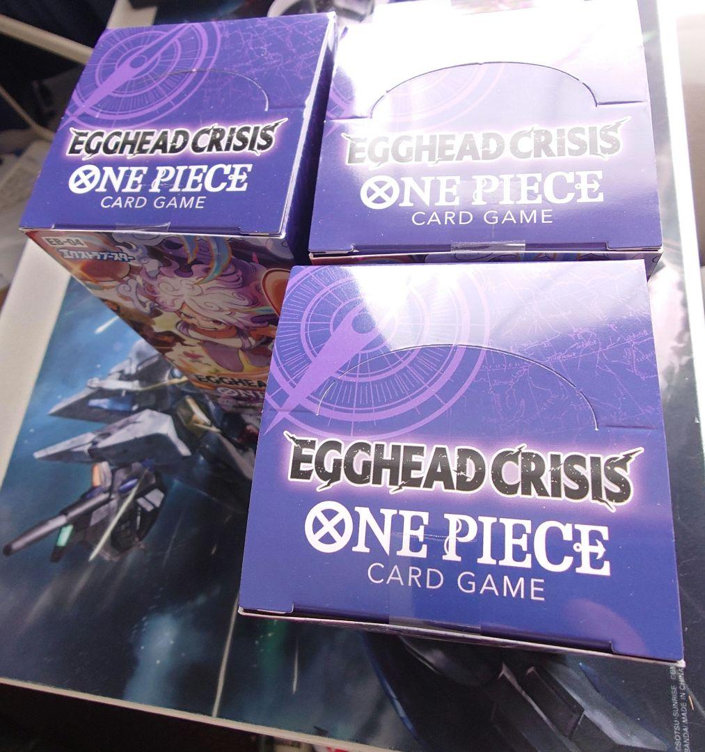 EGGHEAD CRISIS ワンピースカードゲーム 3BOX　テープ付き