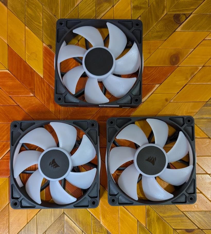 CORSAIR iCUE LINK RX120 RGB スターターキット