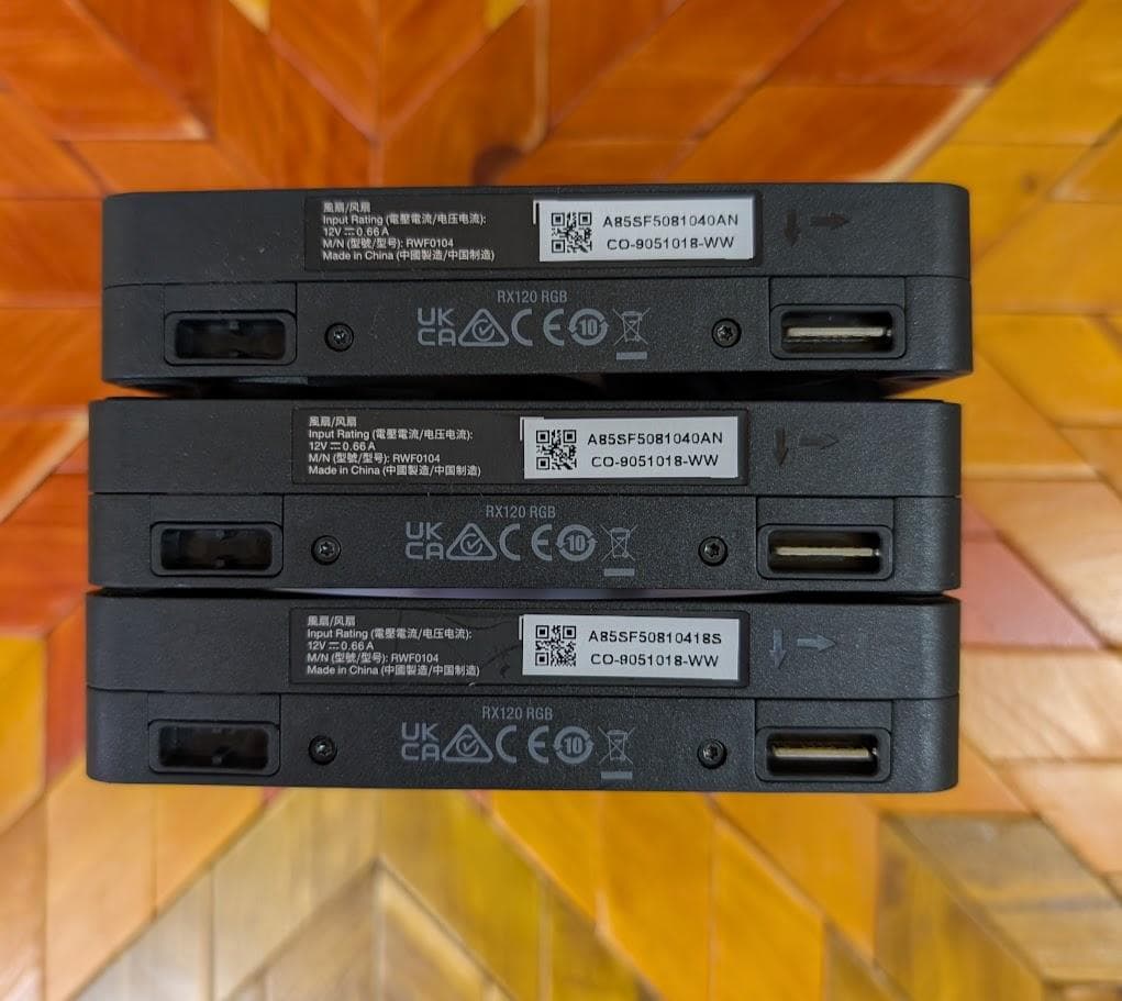 CORSAIR iCUE LINK RX120 RGB スターターキット