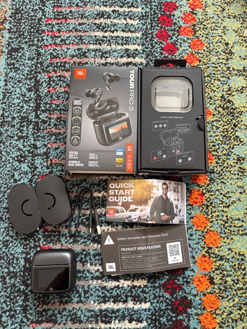 JBL イヤホン TOUR PRO 3 BLACK