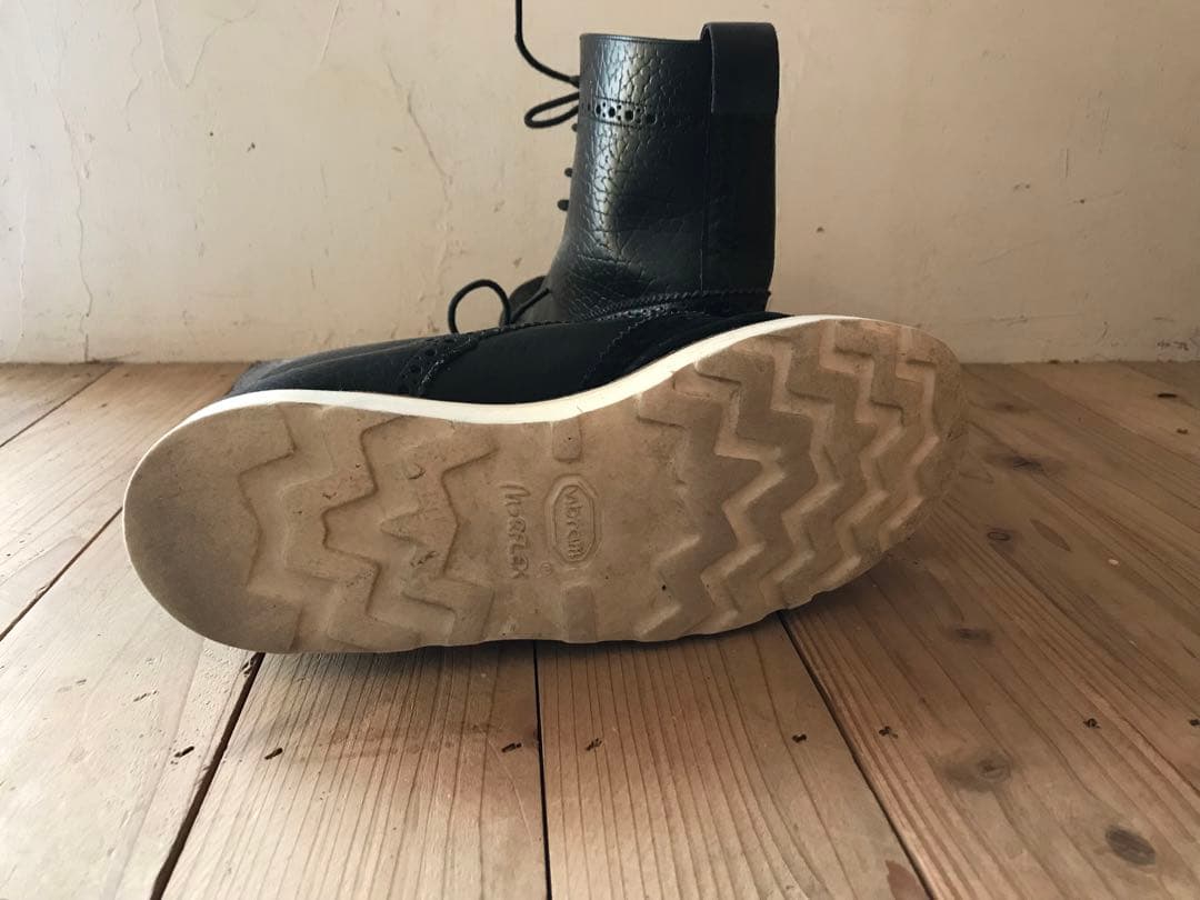 e coxジョージコックス9イギリス製ウィングチップブーツvibram