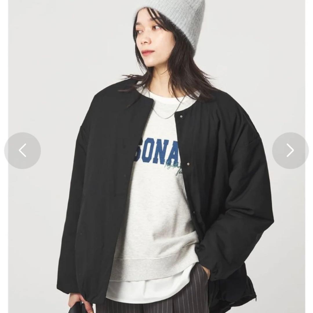 green label relaxing パフィー ノーカラーブルゾン　SH