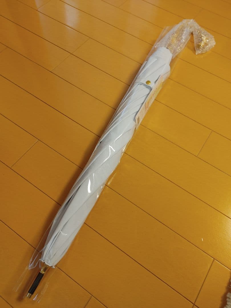 【タグ付き新品】cokage+ 長傘 日傘 竹手元　50cm パウダーブルー