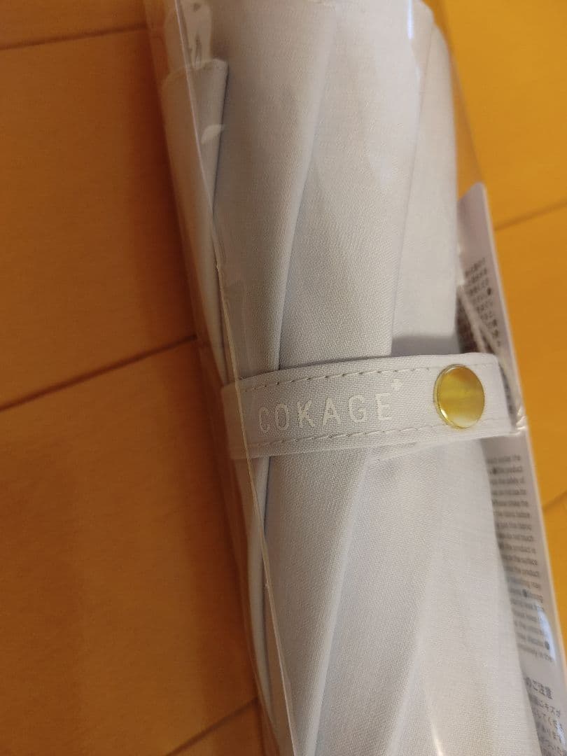 【タグ付き新品】cokage+ 長傘 日傘 竹手元　50cm パウダーブルー