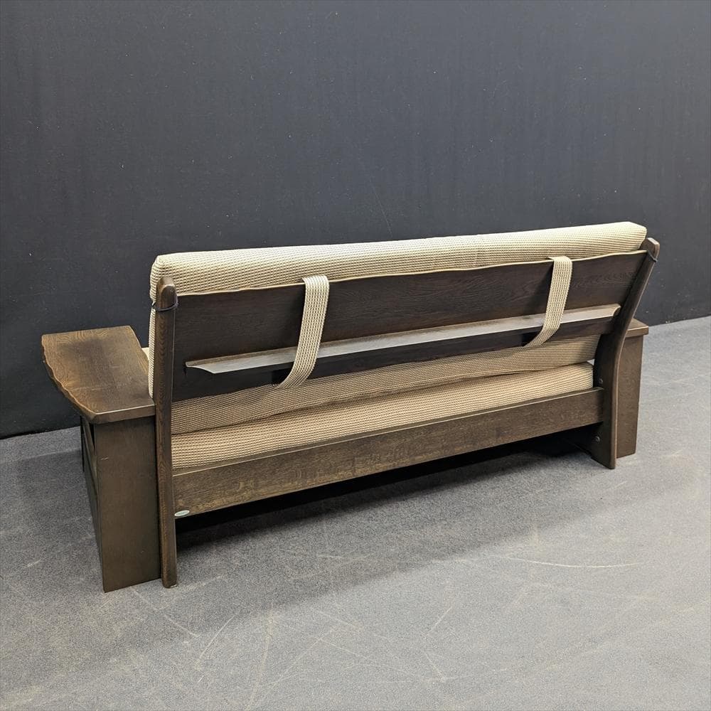 イバタインテリア　2人掛けソファ　ラブソファ　2P　マガジンラック付き