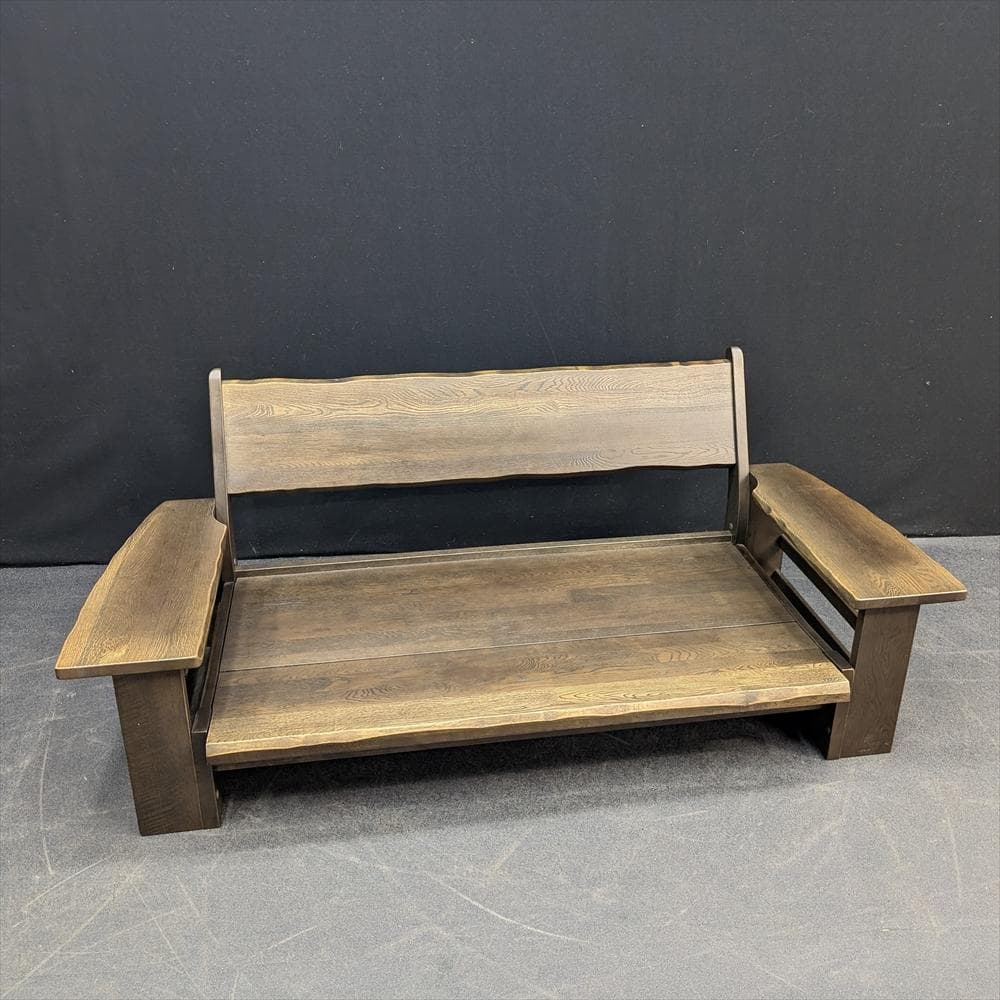 イバタインテリア　2人掛けソファ　ラブソファ　2P　マガジンラック付き