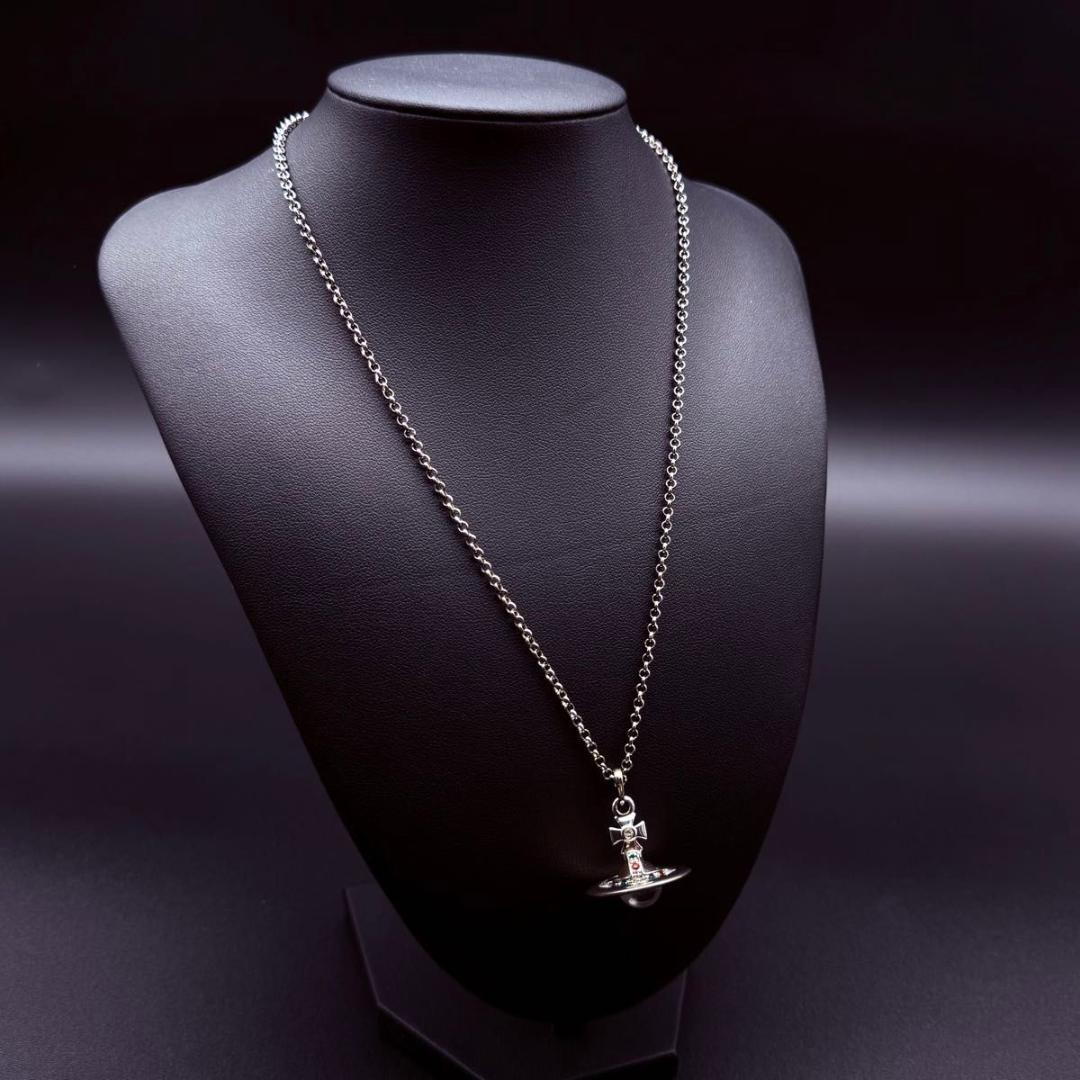 Vivienne Westwood オーブ　ネックレス シルバー　ラインストーン