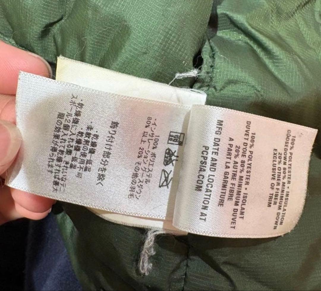 Patagonia ダウンジャケット sサイズ オリーブグリーン　最終値下げ