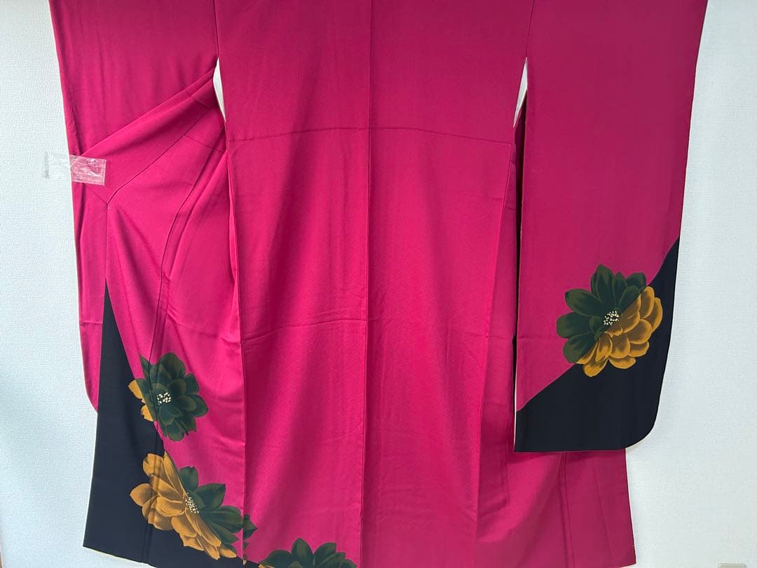 【 最終値下げ 】 豪華振袖４点セット！！　花柄　着物スキ倶楽部　１９２