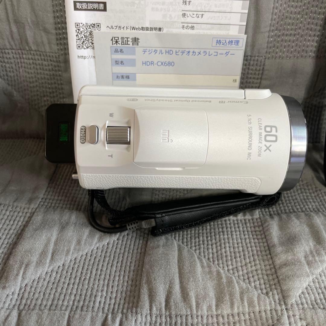 美品 23年製 SONY ハンディカム HDR-CX680