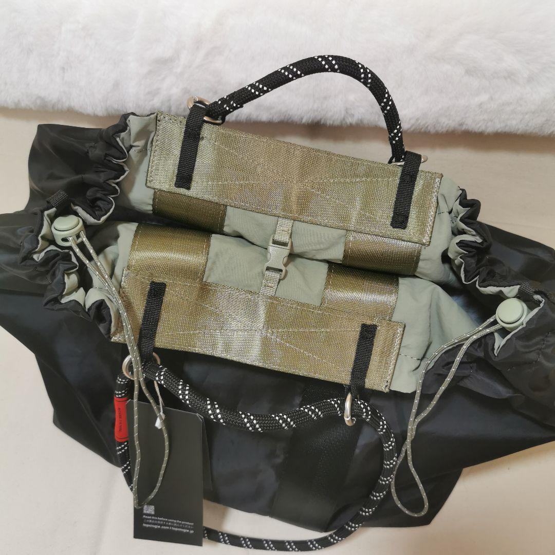 リバーシブルボストンバッグ 大容量 トポロジー 一包多用