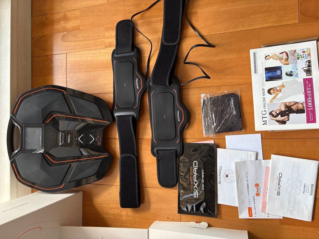 SIXPAD EMSトレーニングギア オレンジ・ブラック