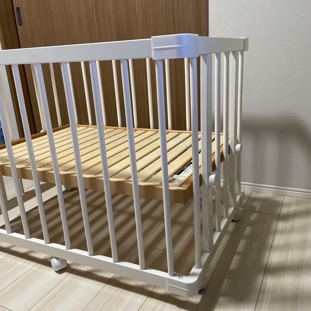 ベビーベッド 木製ファルスカミニジョイントベッド