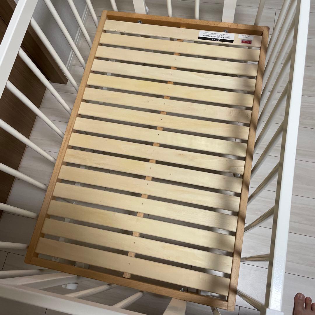 ベビーベッド 木製ファルスカミニジョイントベッド