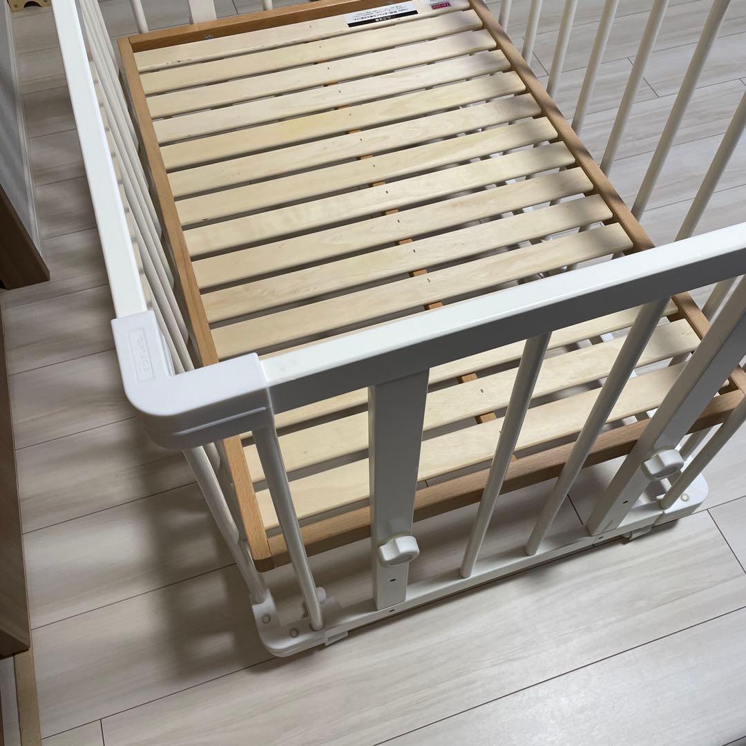 ベビーベッド 木製ファルスカミニジョイントベッド