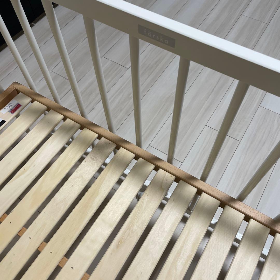 ベビーベッド 木製ファルスカミニジョイントベッド