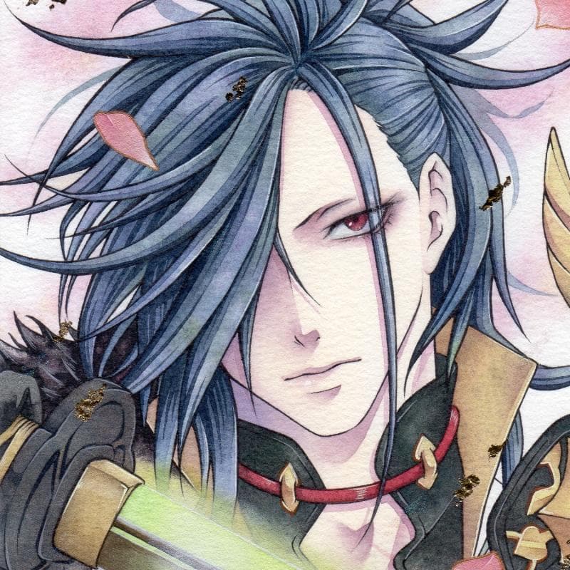 m*a様 手描きイラスト　刀剣乱舞　大典太光世　A5サイズ