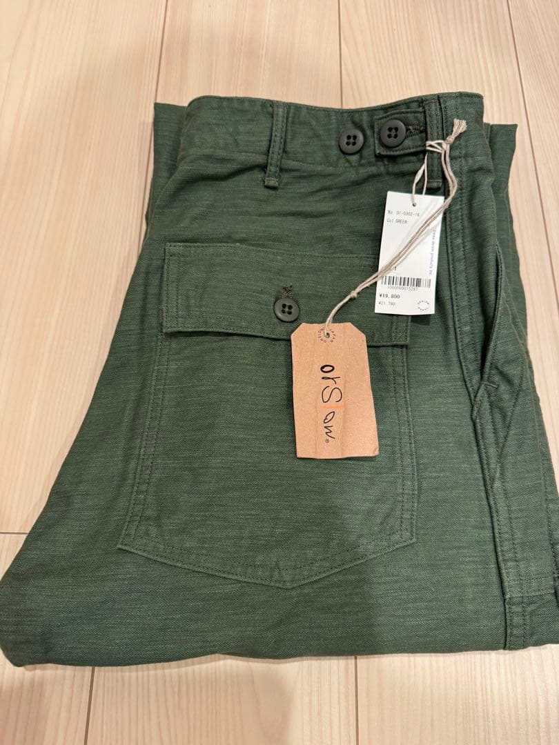 新品 オアスロウ ファティーグパンツ サイズ1