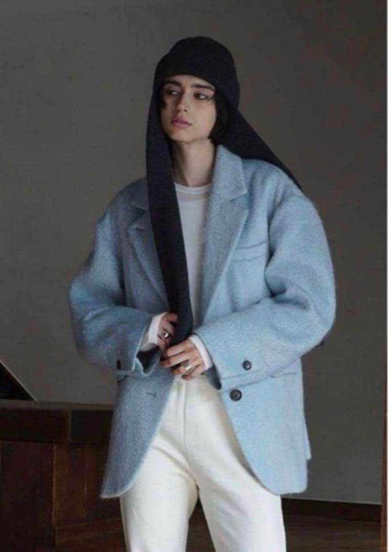 ジャケット・アウター MIX SHAGGY OVER TAILORED JACKET