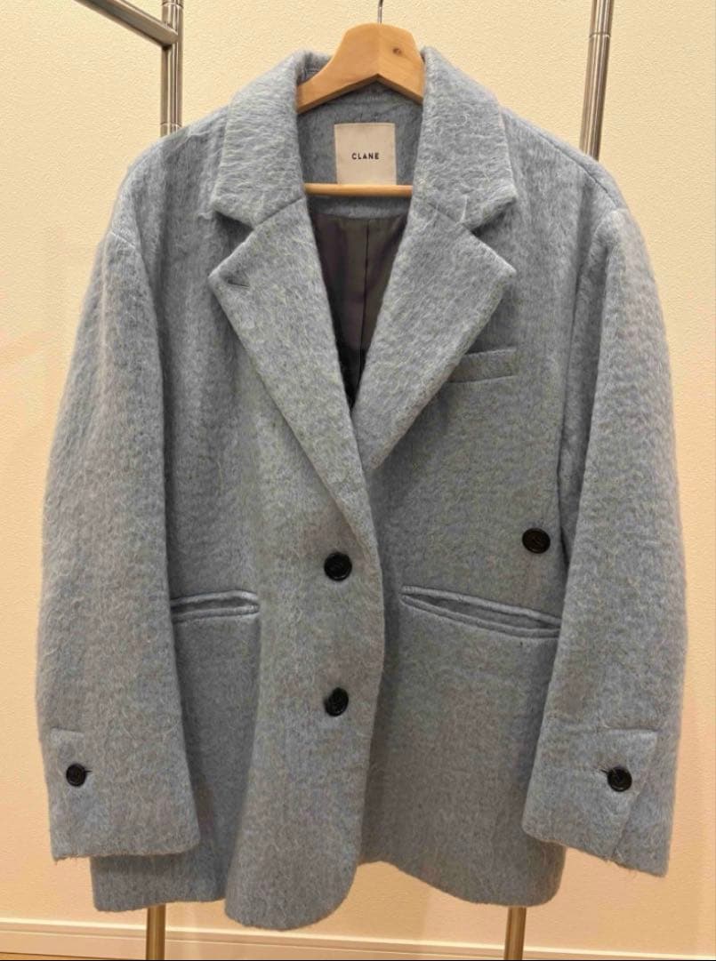 ジャケット・アウター MIX SHAGGY OVER TAILORED JACKET