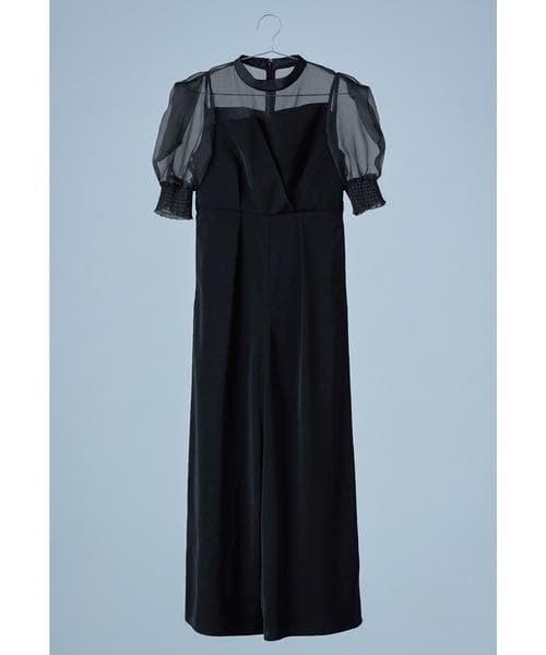 美品 niana ニアナ オールインワン パンツドレス SHORT（М）結婚式