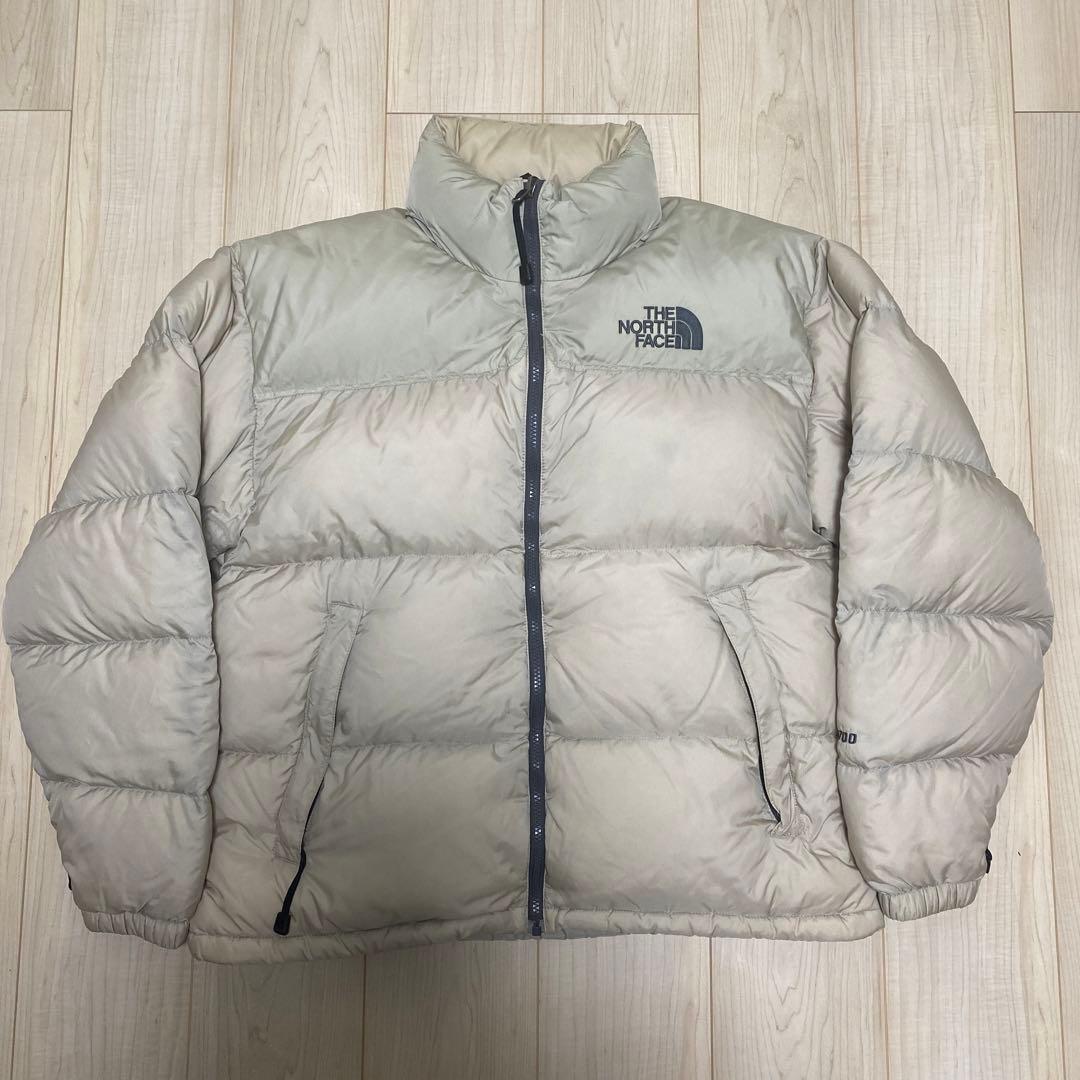 【希少カラー、Lサイズ】ノースフェイス ヌプシダウン センターロゴND00360