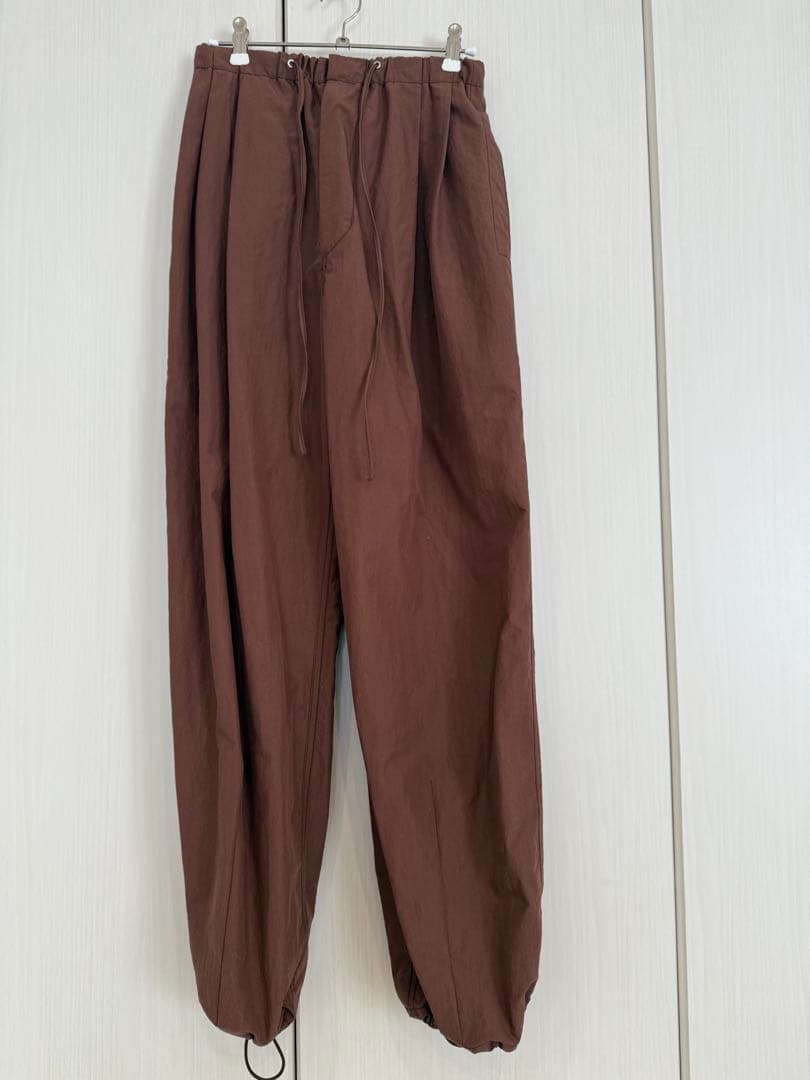 パンツ CLANE COTTON PARACHUTE PANTS
