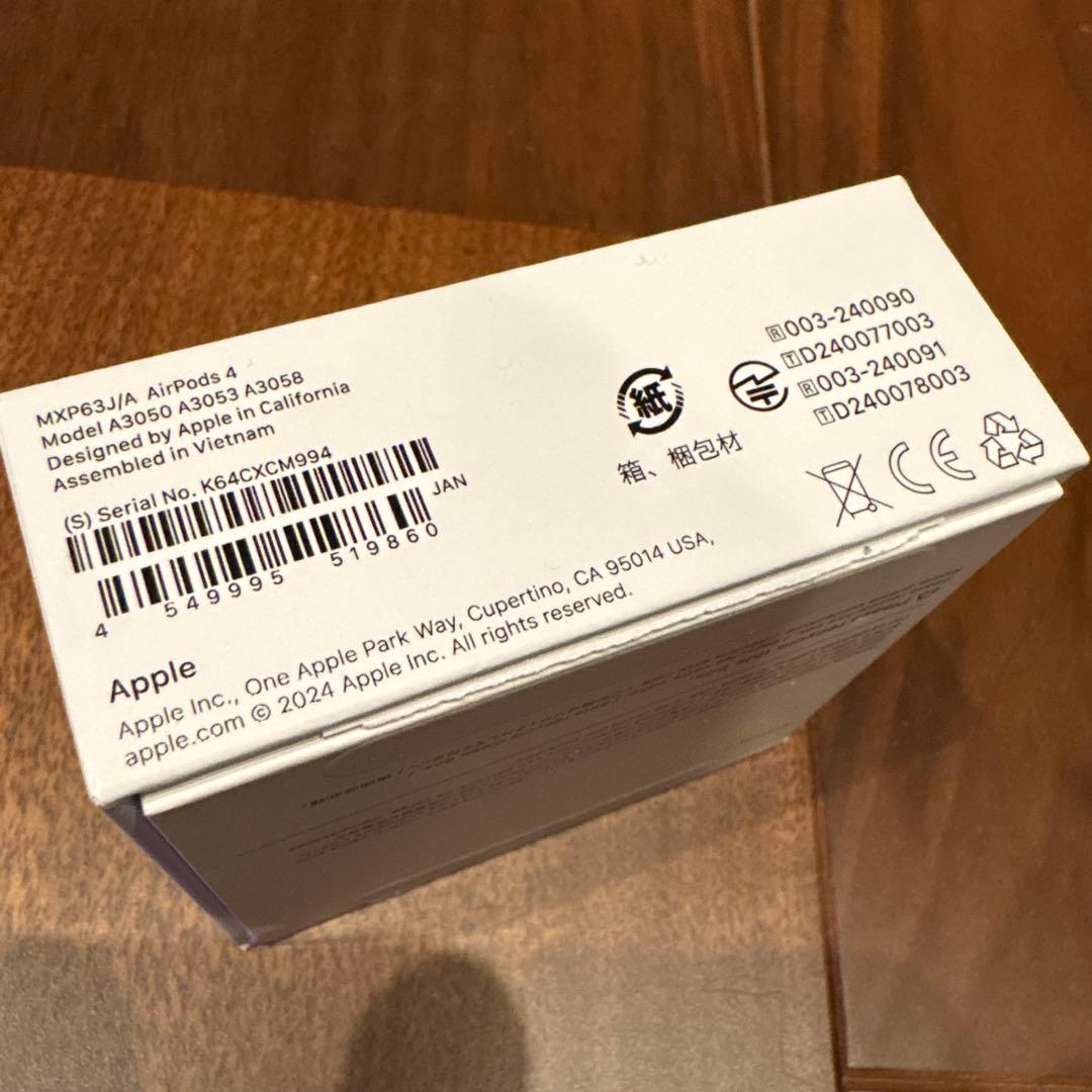 【新品】AirPods4