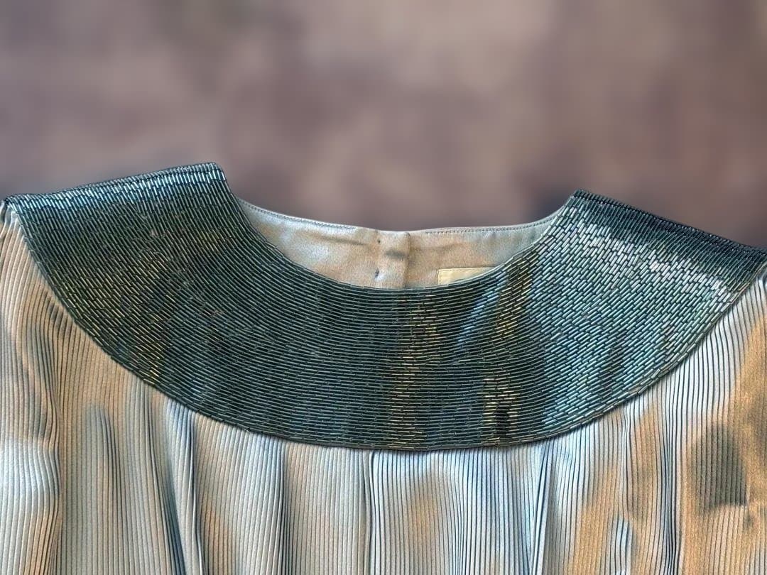 ダイアナ妃 シルバーロングドレス 英国王室御用達 GNYUKI TORIMARU