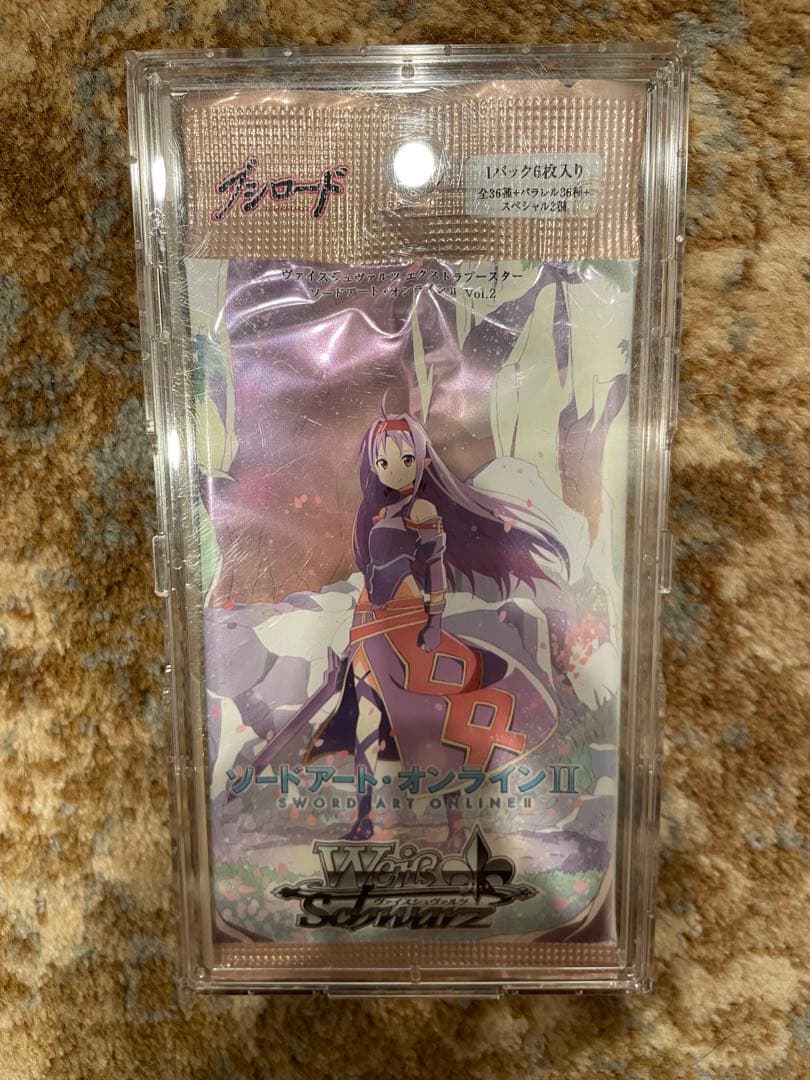 2点セット　パック　ヴァイスシュヴァルツ ソードアートオンラインⅡ Vol.2