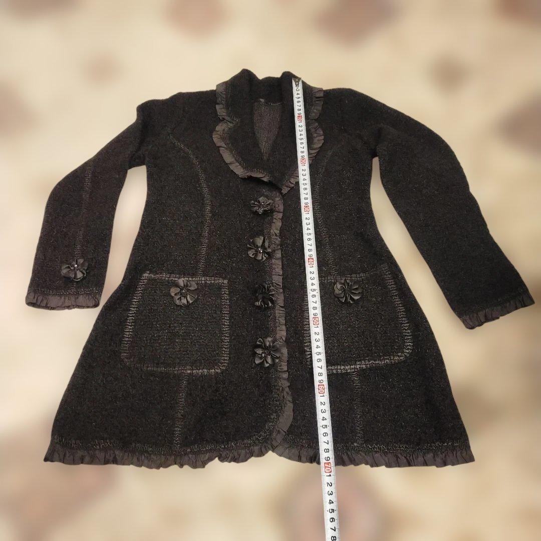 ノコオーノ　ジャケット フラワーモチーフ付き