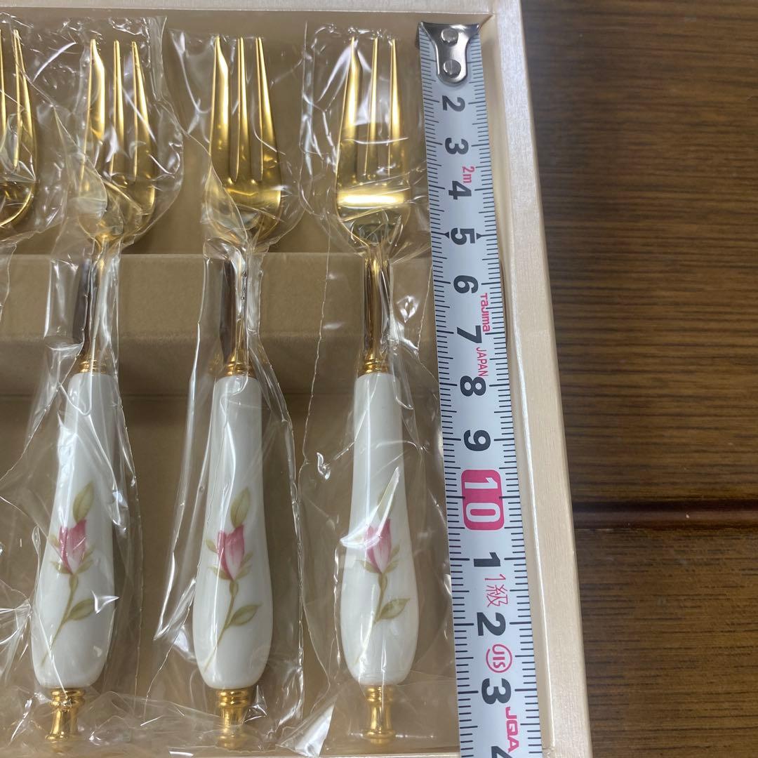 ナルミ　カトラリー　コレクション　金　ティースプーン　デザート　フォーク　12本