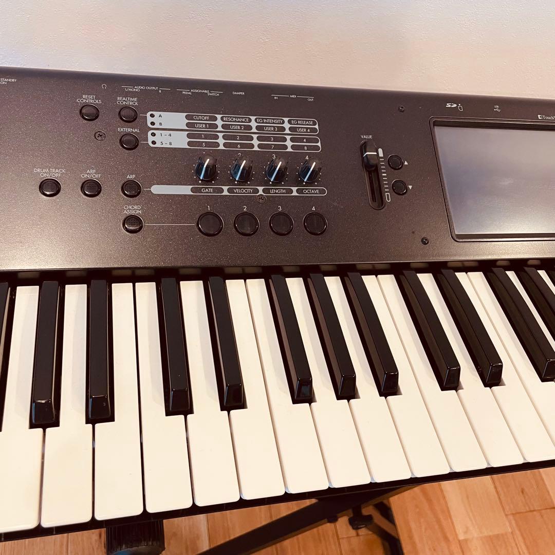 希少 KORG M50-73 シンセサイザー キーボード 台 フットペダル