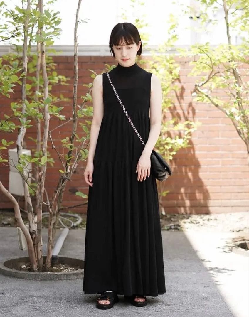 CFCL シーエフシーエル　CASCADES DRESS 1 未使用品　黒