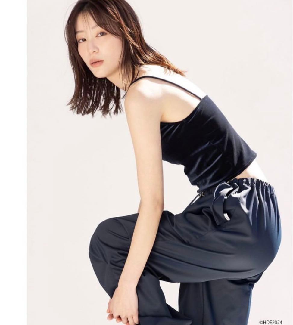 【NAVE】アメスリキャミトップ MIZUKI HANAYAMA ネイビー