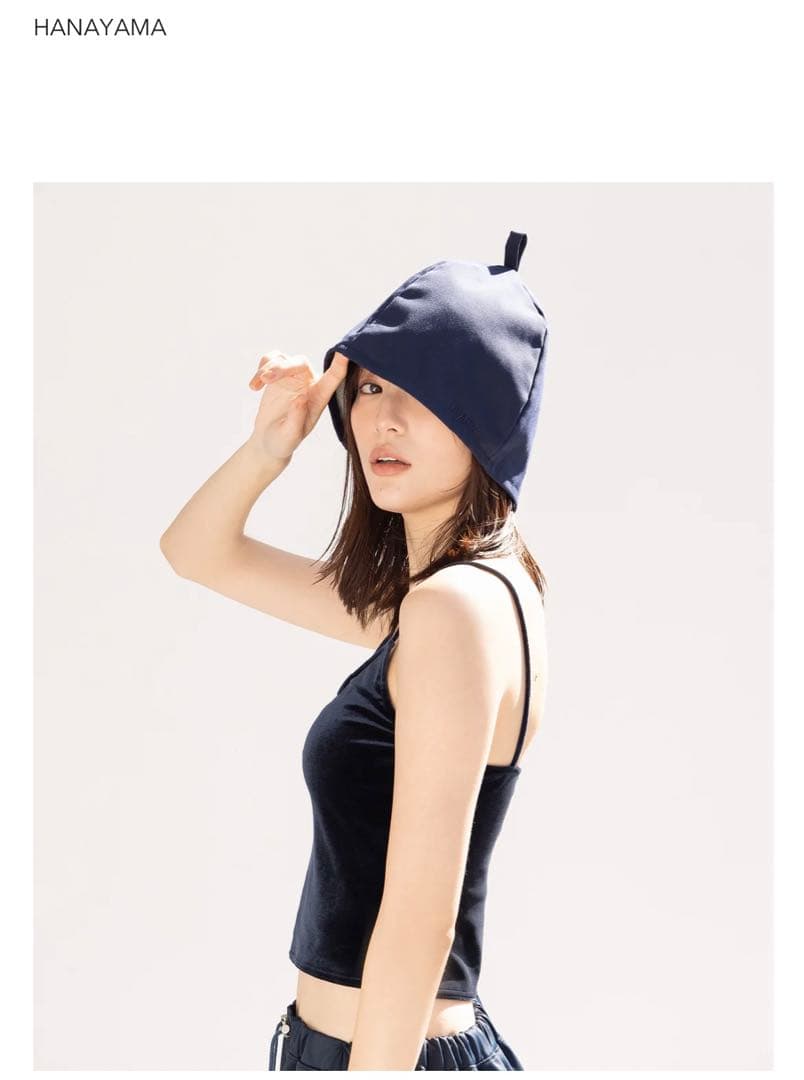 【NAVE】アメスリキャミトップ MIZUKI HANAYAMA ネイビー