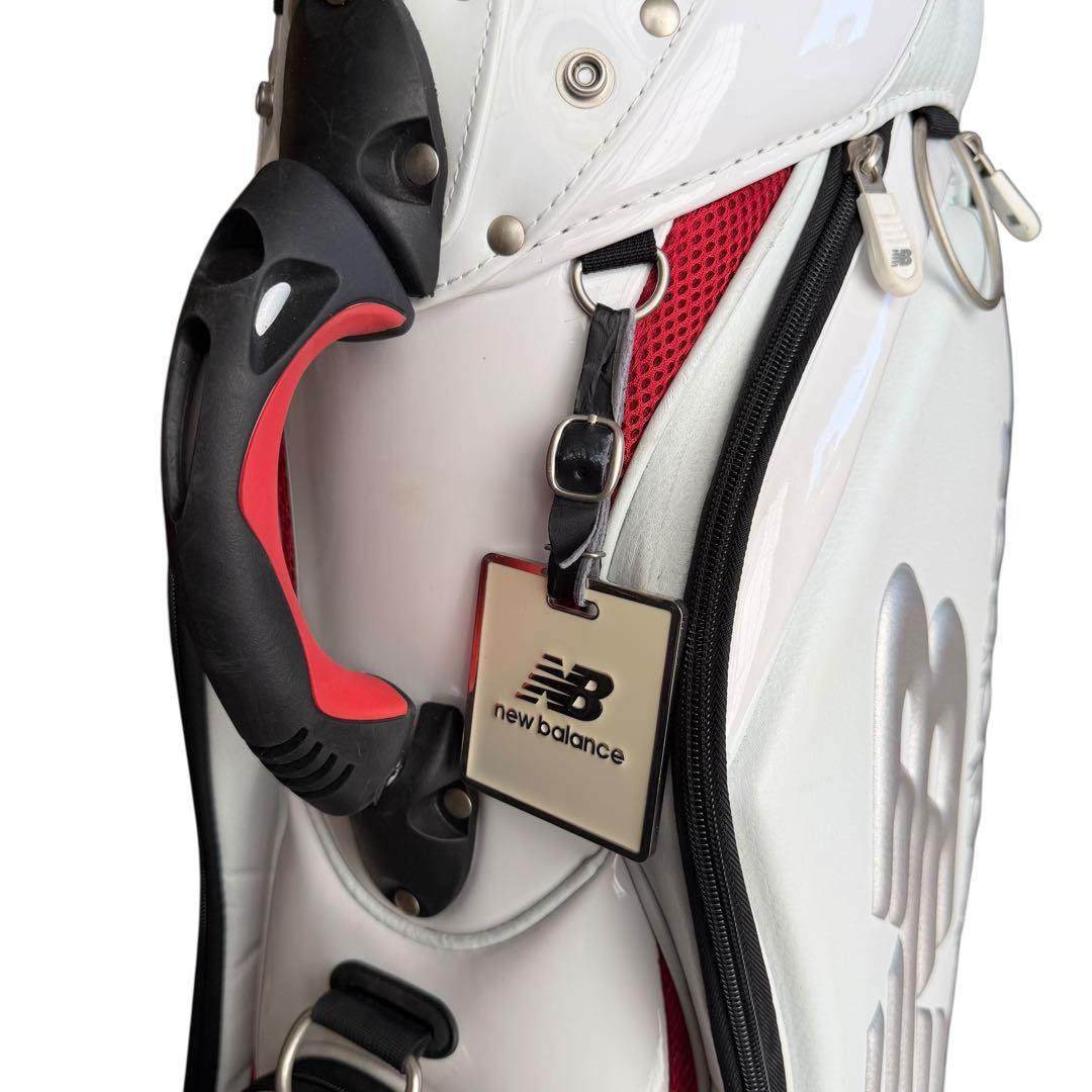 【美品】ニューバランス キャディバッグ 9型 8分割 軽量 123-24