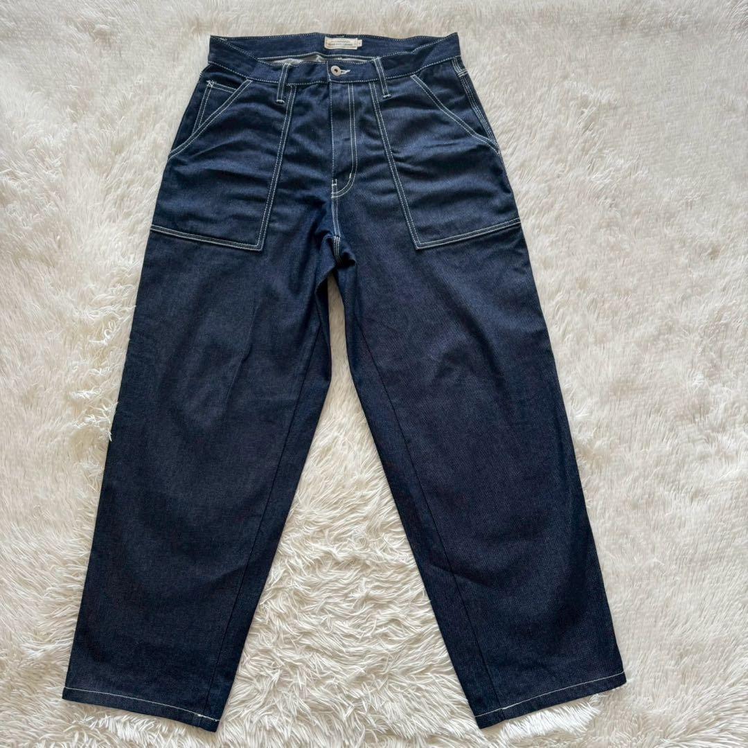 niko and... JEANS✨デニム　セットアップ　インディゴ染め M