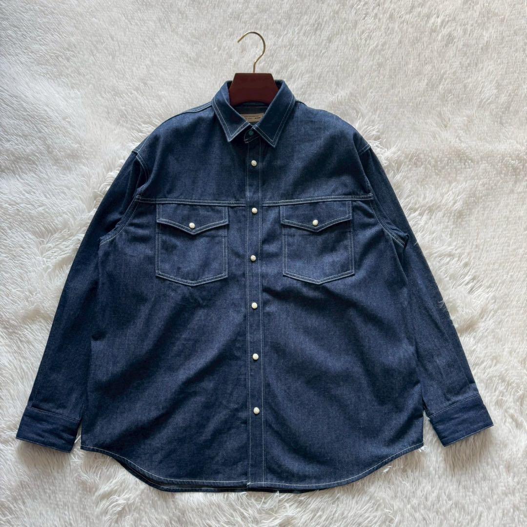 niko and... JEANS✨デニム　セットアップ　インディゴ染め M