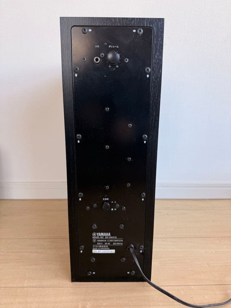 YAMAHA サブウーファー NS-SW210 スリム設計 動作確認済