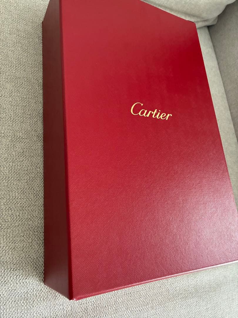 【新品】カルティエ　タブレットケース　レッド　箱付き