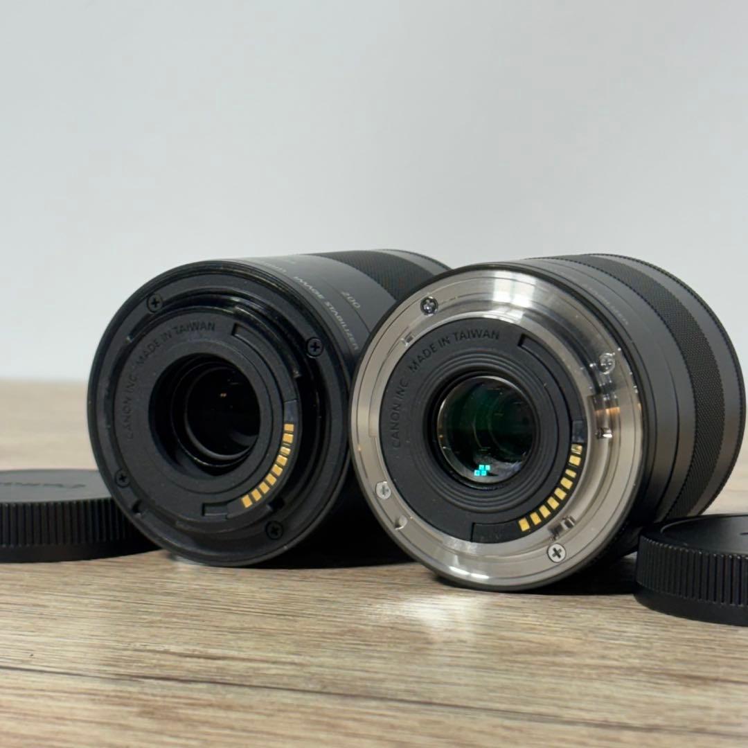 Canon EOS M2 ミラーレスカメラ レンズ×2 18-55mm B10