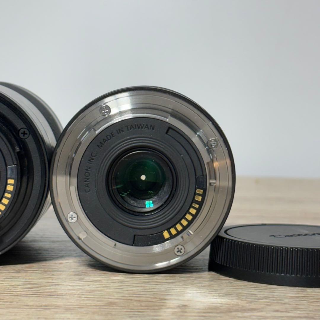 Canon EOS M2 ミラーレスカメラ レンズ×2 18-55mm B10