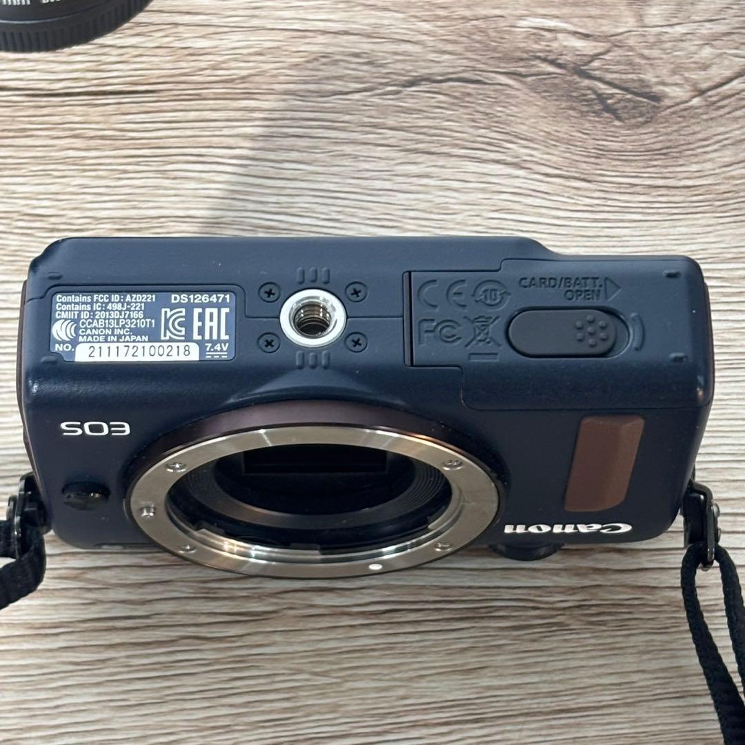 Canon EOS M2 ミラーレスカメラ レンズ×2 18-55mm B10